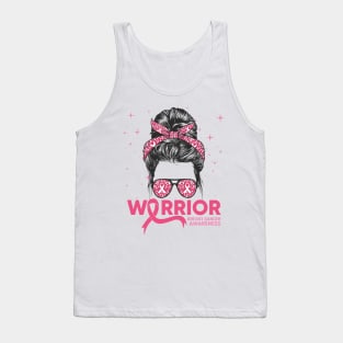 Breast Cancer Warrior Pink Ribbon Breast Cancer Awareness Tank Top